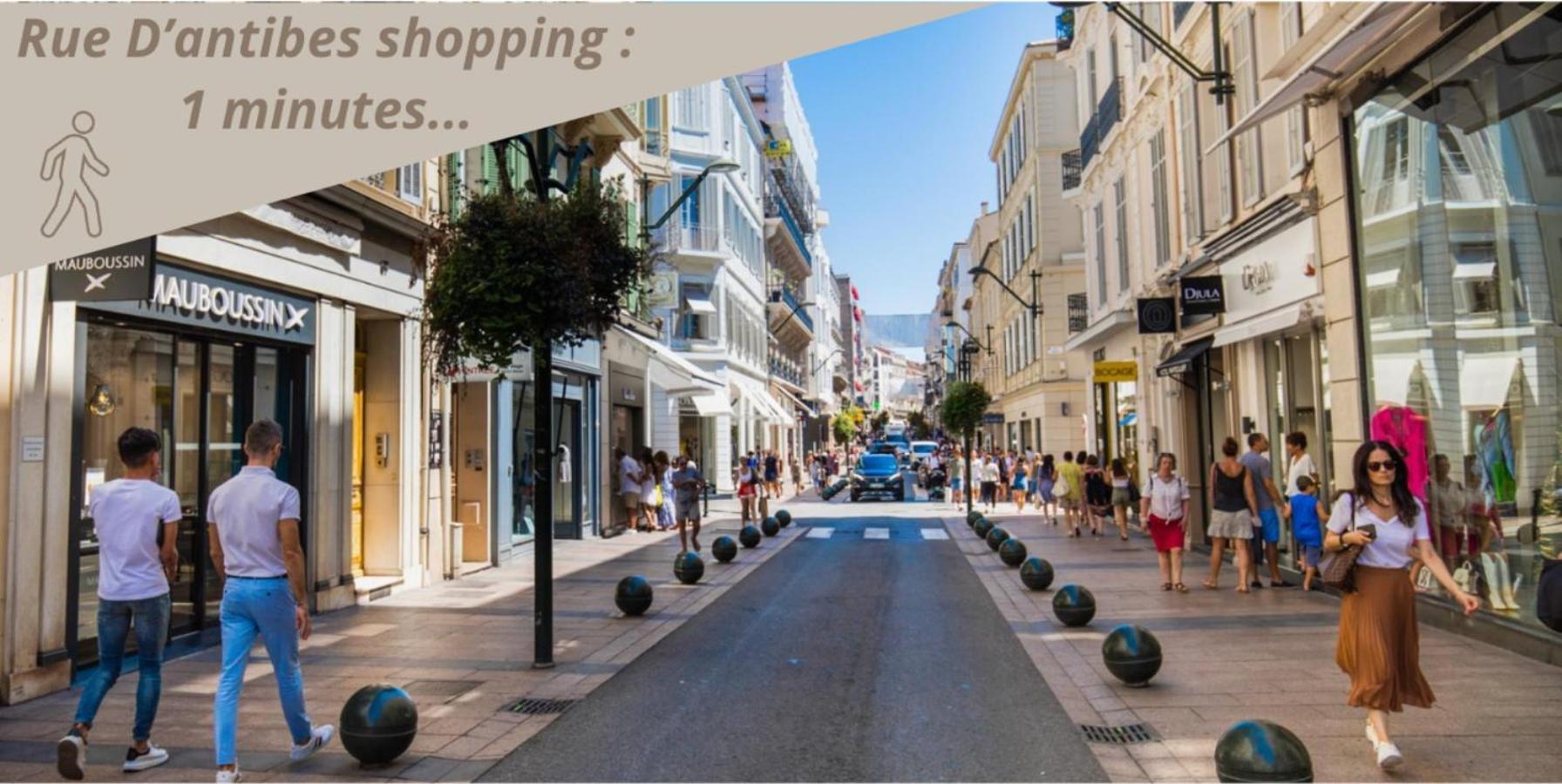F3 Notre-Dame , Hypercentre A 2 Minute Du Palais Des Congres Apartment Cannes Luaran gambar
