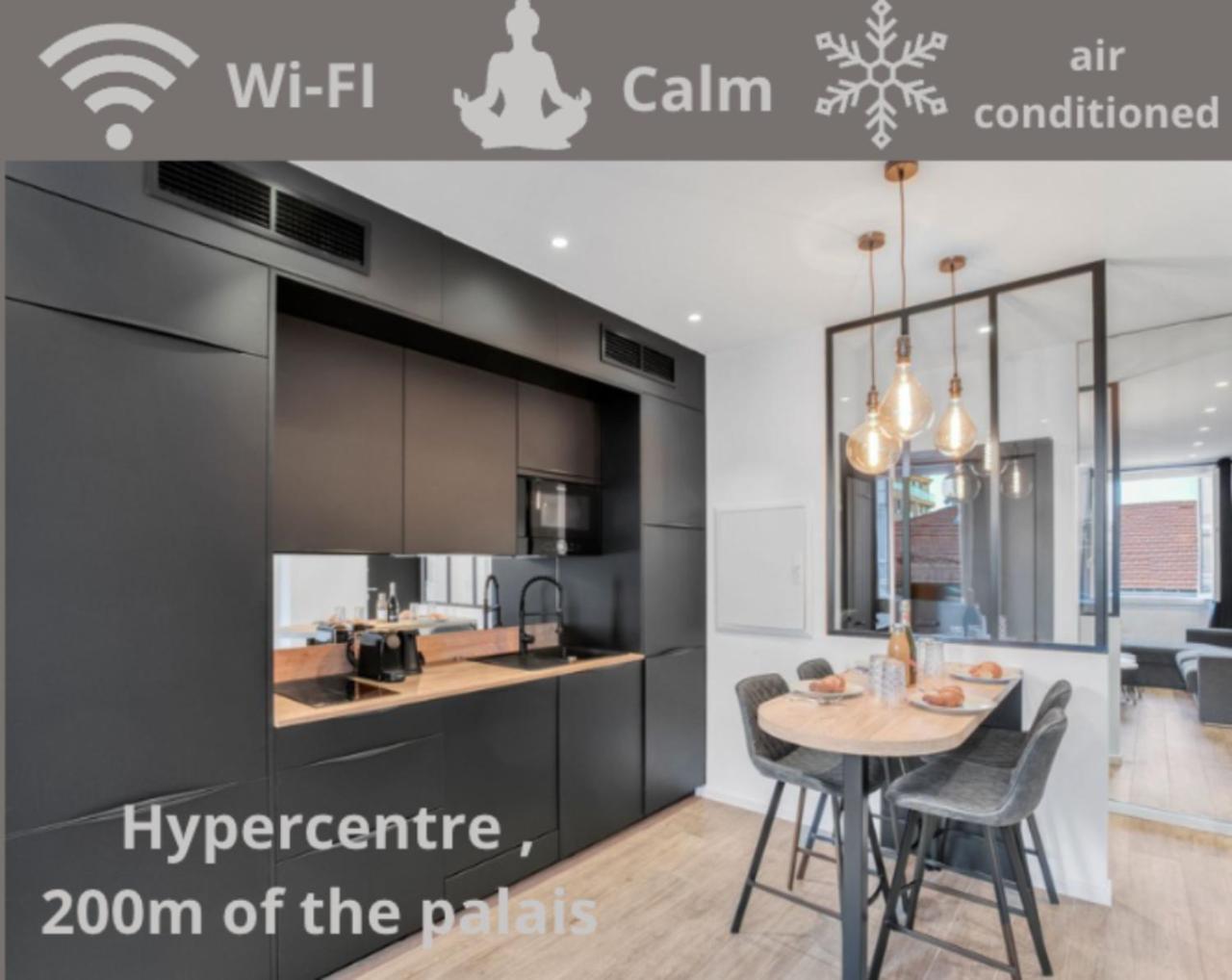 F3 Notre-Dame , Hypercentre A 2 Minute Du Palais Des Congres Apartment Cannes Luaran gambar